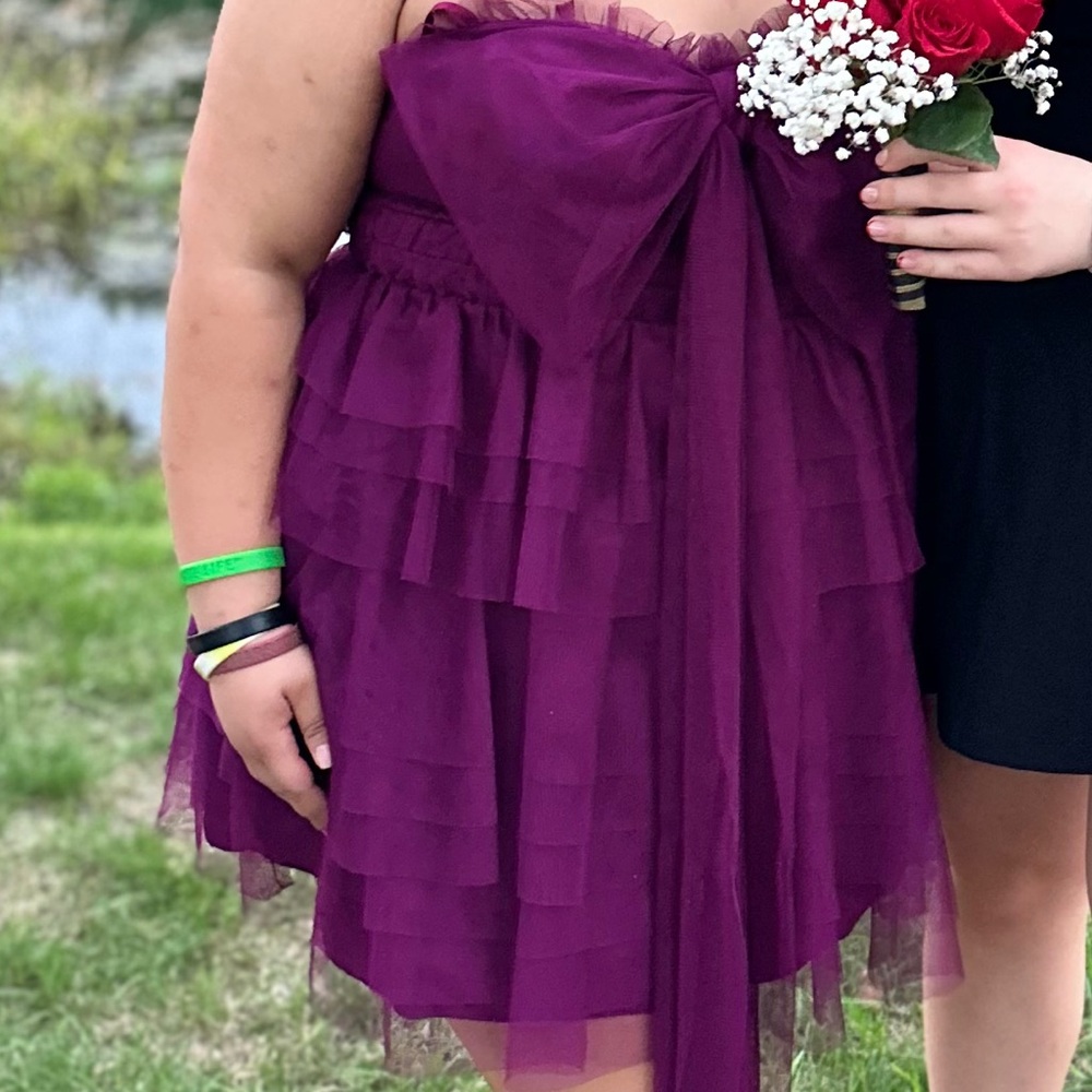 Burgundy Formal Dress